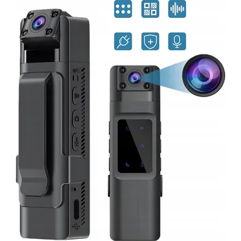 Zabezpečení domácnosti MINI KAMERA FULL HD WIFI 1080P TĚLO KAMERA KLIP WIFI KAMERA