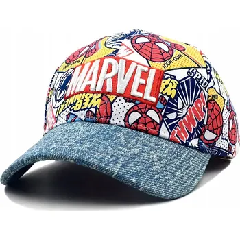Kšiltovka Dětská kšiltovka Komiks Marvel s potiskem M
