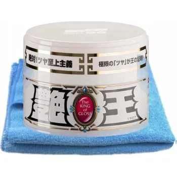 Autovosk SOFT99 THE KING OF GLOSS WHITE PEARL METALLIC - Vosk pro bílé perleťové a metalické laky