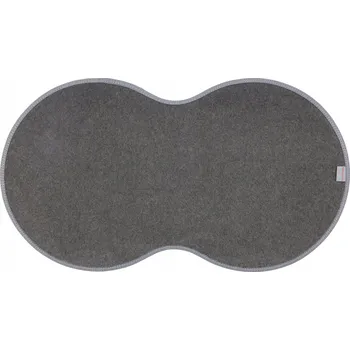 Miska pro psa Textilní podložka pod misku (cestovní) Max-Dywanik šedá 1 l