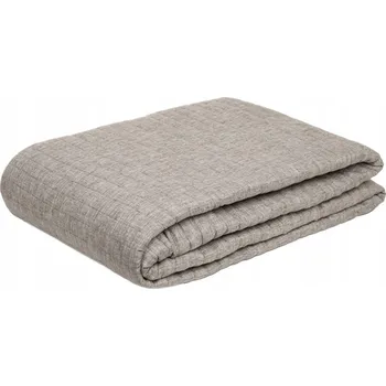 Přehoz na lůžko Přehoz na postel Homla polyester 200 cm x 220 cm šedý