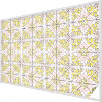 Okenní dekorace Samolepicí Mléčná fólie na okno, sklo - Abstraktní květy 200x146 cm