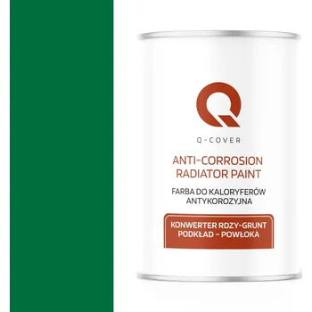 barva na kov Barva pro radiátory Antikorozní Odolná 1L Polomatná Zelená RAL6029 3v1