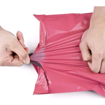 Obálka POŠTOVNÍ OBÁLKY 30,5 × 39,5 CM RŮŽOVÉ, SAMOLEPICÍ, PEVNÉ, 100 KS, SILNÉ LDPE