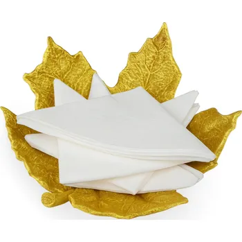 Vložka do organizéru na nářadí Miska javorový list - Metalická zlatá Mini