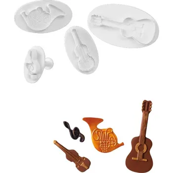 Vytlačovač-vykrajovátko plast (hudební nástroje) 4 ks/sada