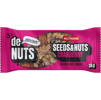 NUTREND Denuts Seeds and Nuts, 35 g brusinka II. jakost