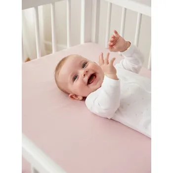 Prostěradlo Sinsay - Dětské sametové prostěradlo s gumou - pastelová růžová - 326GS-03X - 326GS-03X-ONE