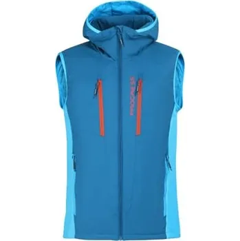 FANTOM VEST pánská hybridní vesta petrol/sv.modrá XL