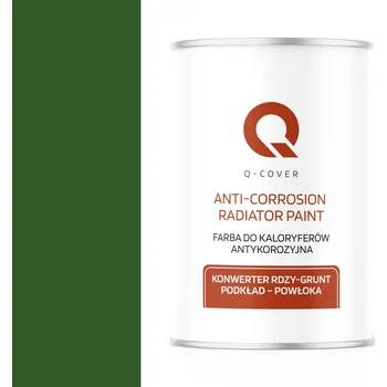 barva na kov Barva pro radiátory Antikorozní Odolná 1L Mat zelená listová 3v1