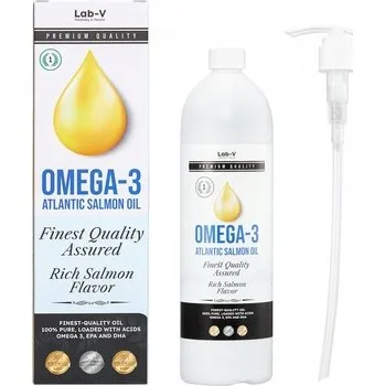 LAB-V Omega-3 Lososový olej pro psy a kočky 1l