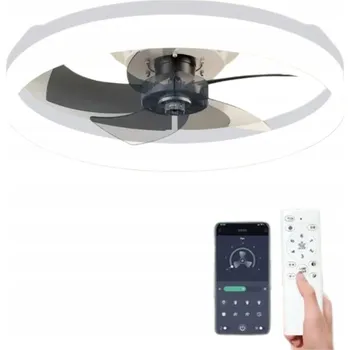 Domácí ventilátor Stropní ventilátor Fan with Lights, bílý