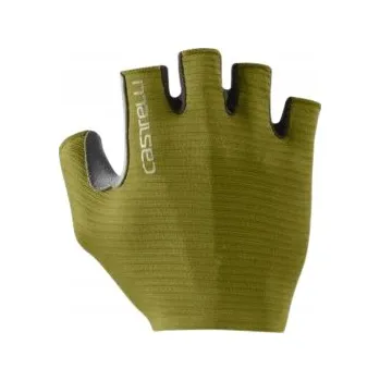 Cyklistické rukavice Cyklistické rukavice Castelli Espresso krátké zelené XL