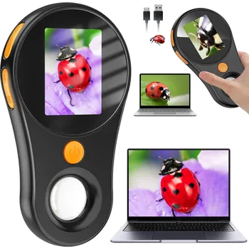 Mikroskop EDUKAČNÍ VĚDECKÝ DIGITÁLNÍ MIKROSKOP PRO PĚSTOVÁNÍ ROSTLIN ZVĚTŠENÍ LED 500X