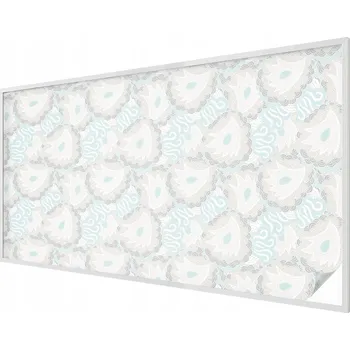 Okenní dekorace Dekorativní mléčná fólie na okno s motivem jemných per, 200x116 cm