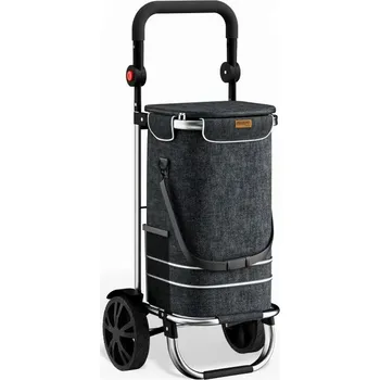 Nákupní taška na kolečkách 31x24x54cm | černá