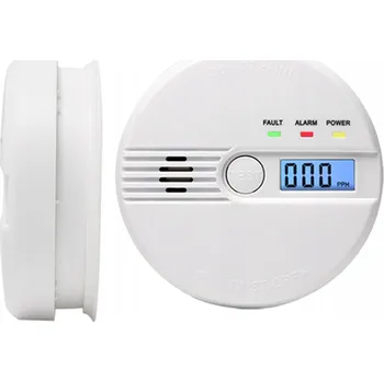 Detektor CO DETEKTOR OXIDU UHELNATÉHO SENZOR PLYNU CO LCD DISPLEJ ZVUKOVÝ A SVĚTELNÝ ALARM