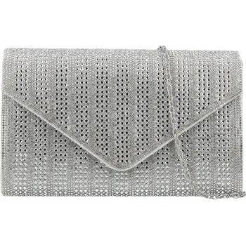 Dámská plesová kabelka stříbrná - Michelle Moon Diliara stříbrná