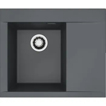 Granitový dřez Granitový dřez Alveus PURE-G 50 Černá Levý