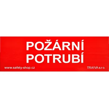Požární potrubí Plast 210 x 80 mm tl. 0.5 mm - Kód: 05522