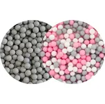 SweetArt cukrové perly stříbrné matné a Kitty mix 5 mm (120 g) ♡