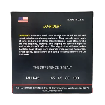 Struna pro kytaru a smyčcový nástroj DR Strings Lo-Rider MLH-45