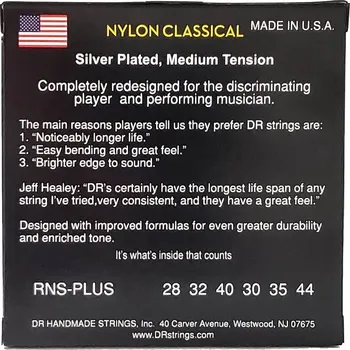 Struna pro kytaru a smyčcový nástroj DR Strings Classical Nylon CN-M