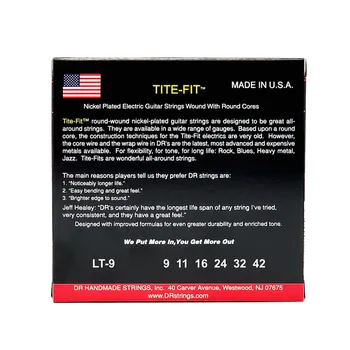 Struna pro kytaru a smyčcový nástroj DR Strings Tite-Fit LT-9