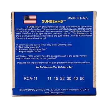 Strunný nástroj DR Strings Sunbeams RCA-11