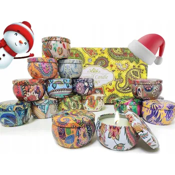 Svíčka Sójová vonná svíčka SVÍČKY VONNÉ SÓJOVÉ OZDOBNÉ TOPSICS 16 ks