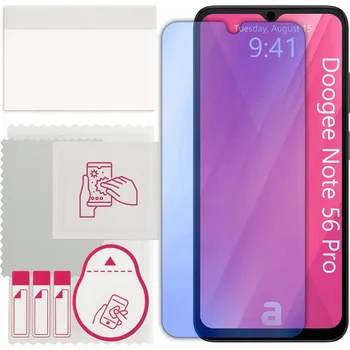Pouzdro na mobilní telefon Sklo 9H pro Doogee Note 56 Pro, alternativa tvrzeného skla, flexibilní