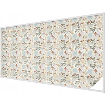 Okenní dekorace Samolepící fólie na okno mléčná - motiv idylická vesnice 200x100 cm