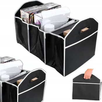 Organizér do auta PROSTORNÝ ORGANIZÉR DO KUFRU AUTA - SKLÁDACÍ TAŠKA / BOX - LEHKÝ
