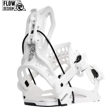 Vázání na snowboard Vázání na snowboard Nidecker Flow Fenix white L 2026 - Odesíláme do 24 hodin