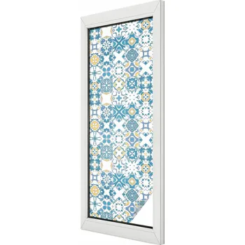 Okenní dekorace Mléčná dýha Fólie na okno Balkon Sklo Mozaika 50x146