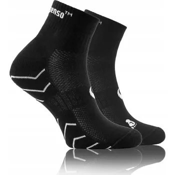 Dámské ponožky Sesto Senso bavlněné běžecké ponožky velikost 43-47 černé