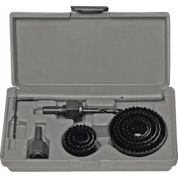 Vrták DEDRA 0791 Sada děrovek na dřevo a sádrokarton, 8 ks