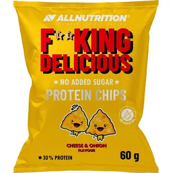 Chips ALLNUTRITION Fitking Delicious Protein Chips 60 g Příchuť: Sýr & Cibule