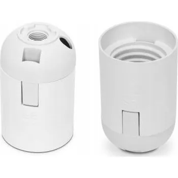 Objímka na žárovku Objímka Plastrol W-97660 E27 230V bílá