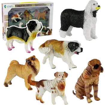 Figurka STATOR Z2217 Zvířata zvířecí figurky čistokrevní pejsci 6 kusů
