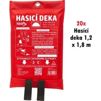 Hasicí přístroj Hasicí deka Firex S128 1.8m x 1.2m, set 20 ks