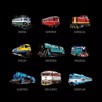 Pánské tričko Tričko Tajemné názvy lokomotiv S