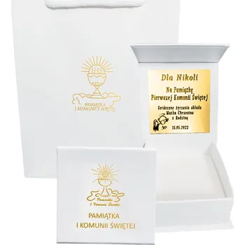 Příslušenství pro čtečku elektronické knihy Krabička Mennica Bydgoska Památka na První Svaté Přijímání, bílá