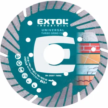 Řezný kotouč kotouč diamantový řezný, turbo Grind Cut, suché i mokré řezání, O 115x22,2x2,2mm 8703061