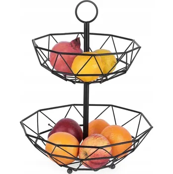 Obraz Kovový koš na ovoce černý