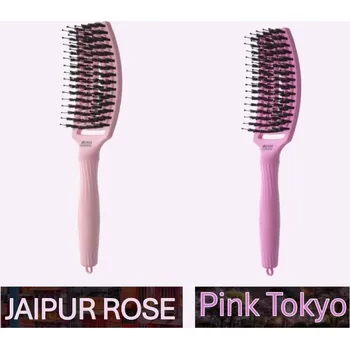 kartáč na vlasy Olivia Garden Fingerbrush ThinkPink 2025 Limitovaná edice