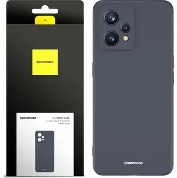 Pouzdro na mobilní telefon Zadní Kryt Spacecase pro realme 9 4G, 9 Pro+, černý