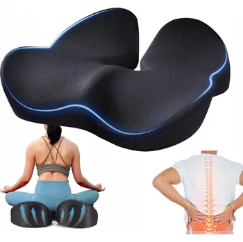 Polštář ORTOPEDICKÝ POLŠTÁŘ NA ŽIDLI KŘESLO DO AUTA PRO SEDAVÉ ZAMĚSTNÁNÍ