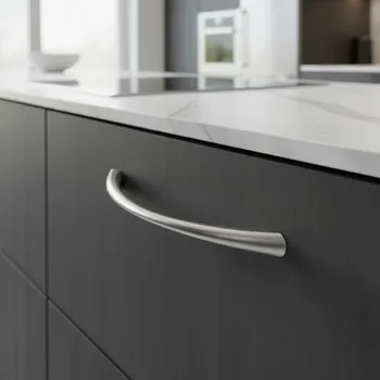 Nábytkové kování Interex design Úchytka Borneo / Chrom matný 128 mm