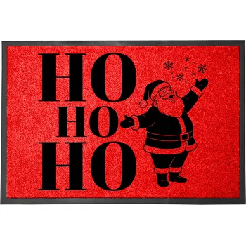 Rohožka VSTUPNÍ ROHOŽKA ČERVENÁ 40X60 VÁNOČNÍ DÁREK MIKULÁŠE | HO